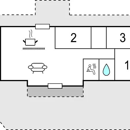 Three-bedroom Holiday In Blåvand